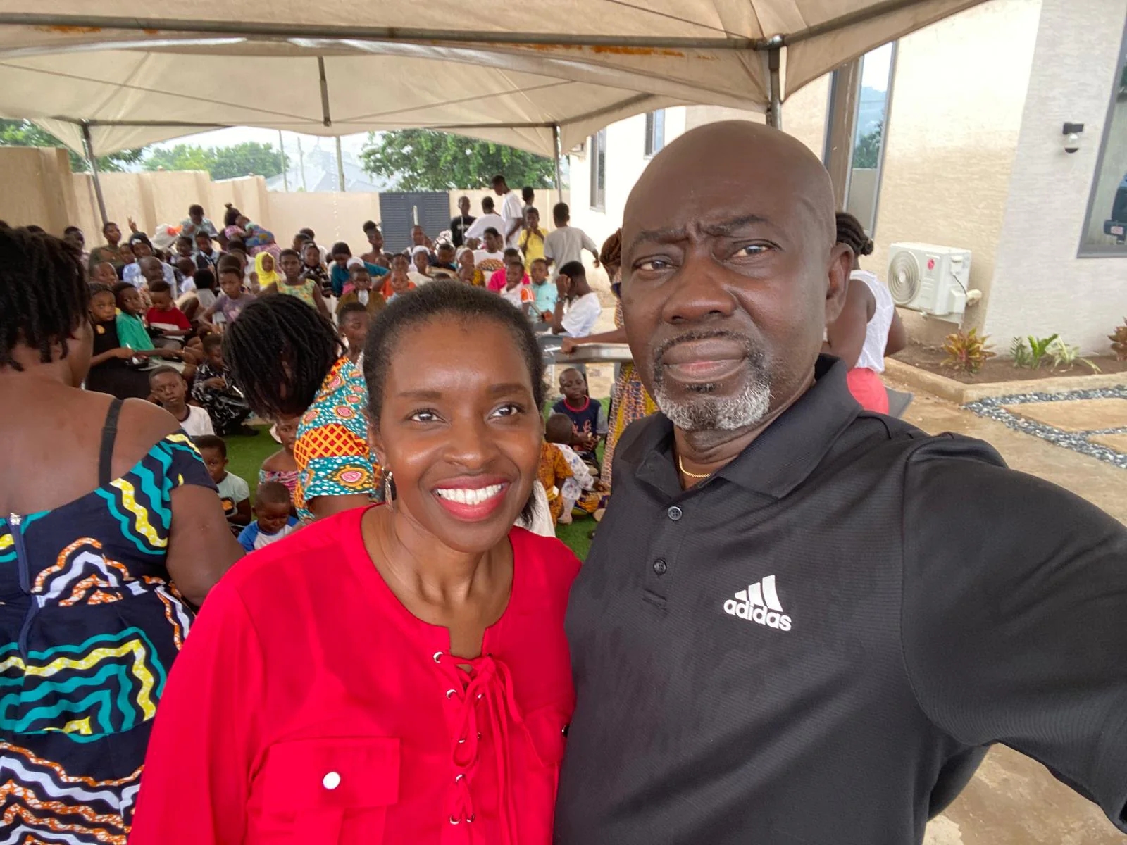 Equipping Center leaders at a community gathering