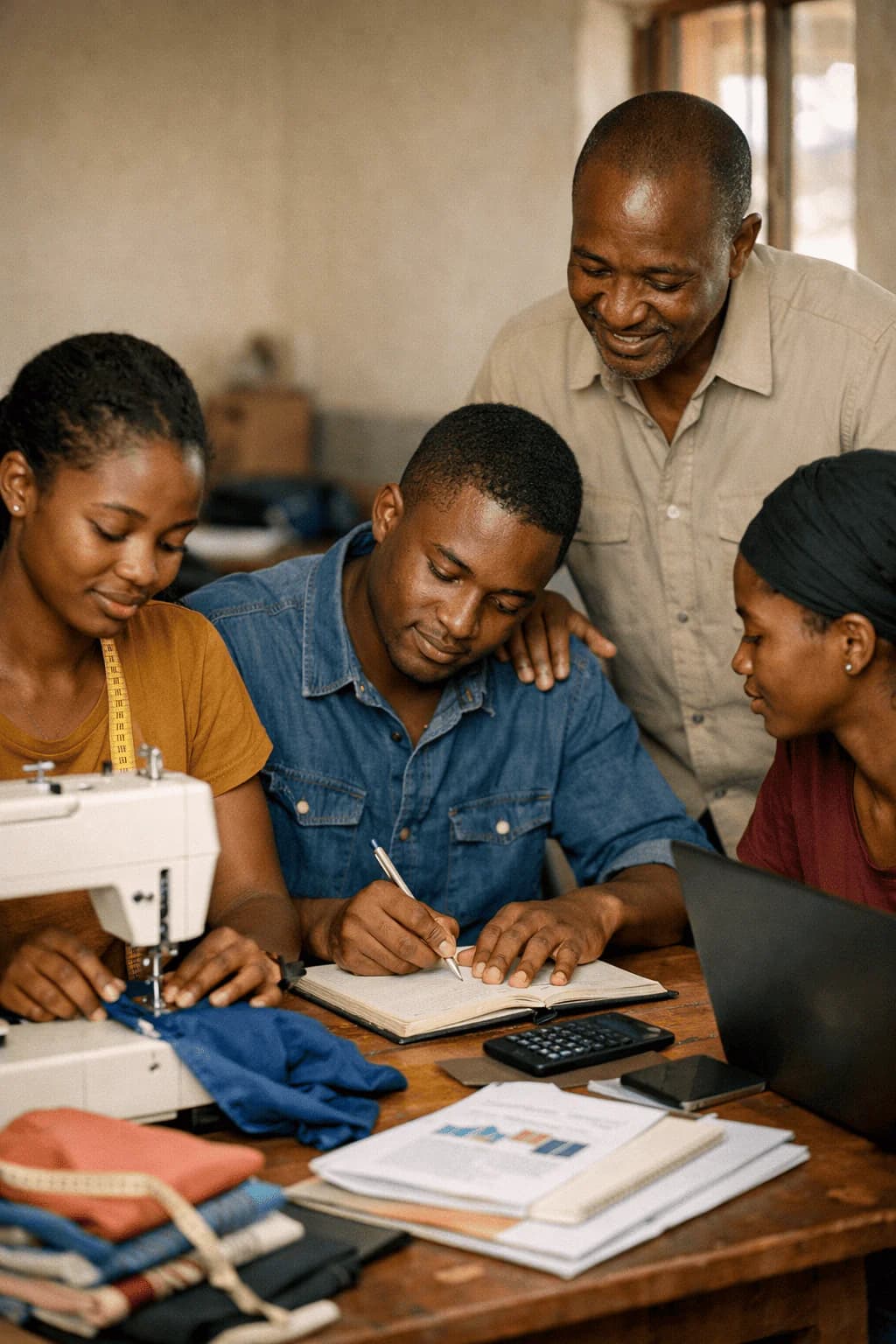 Hands-on vocational training session